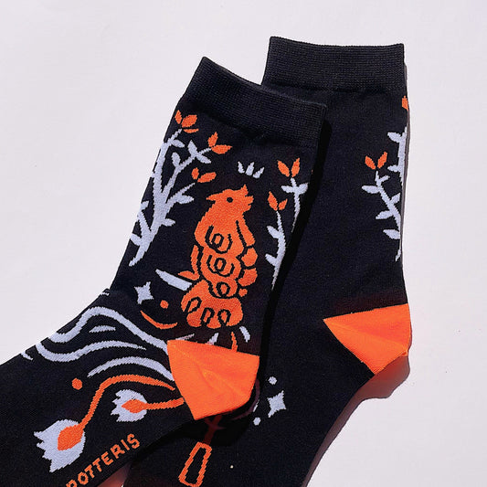 Fawkes the Phoenix Cotton Socks