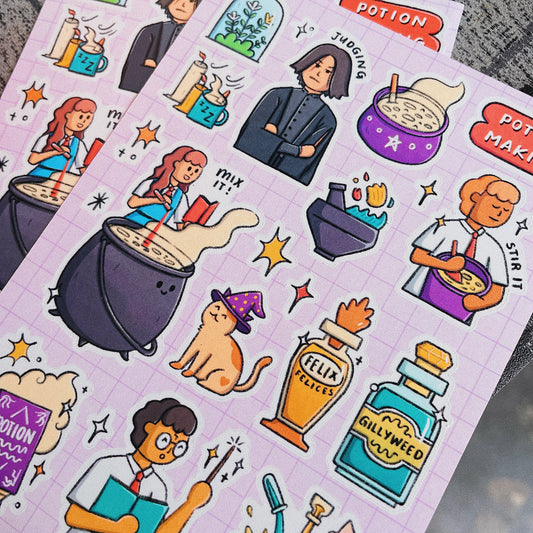 Potion Making Sticker Sheet