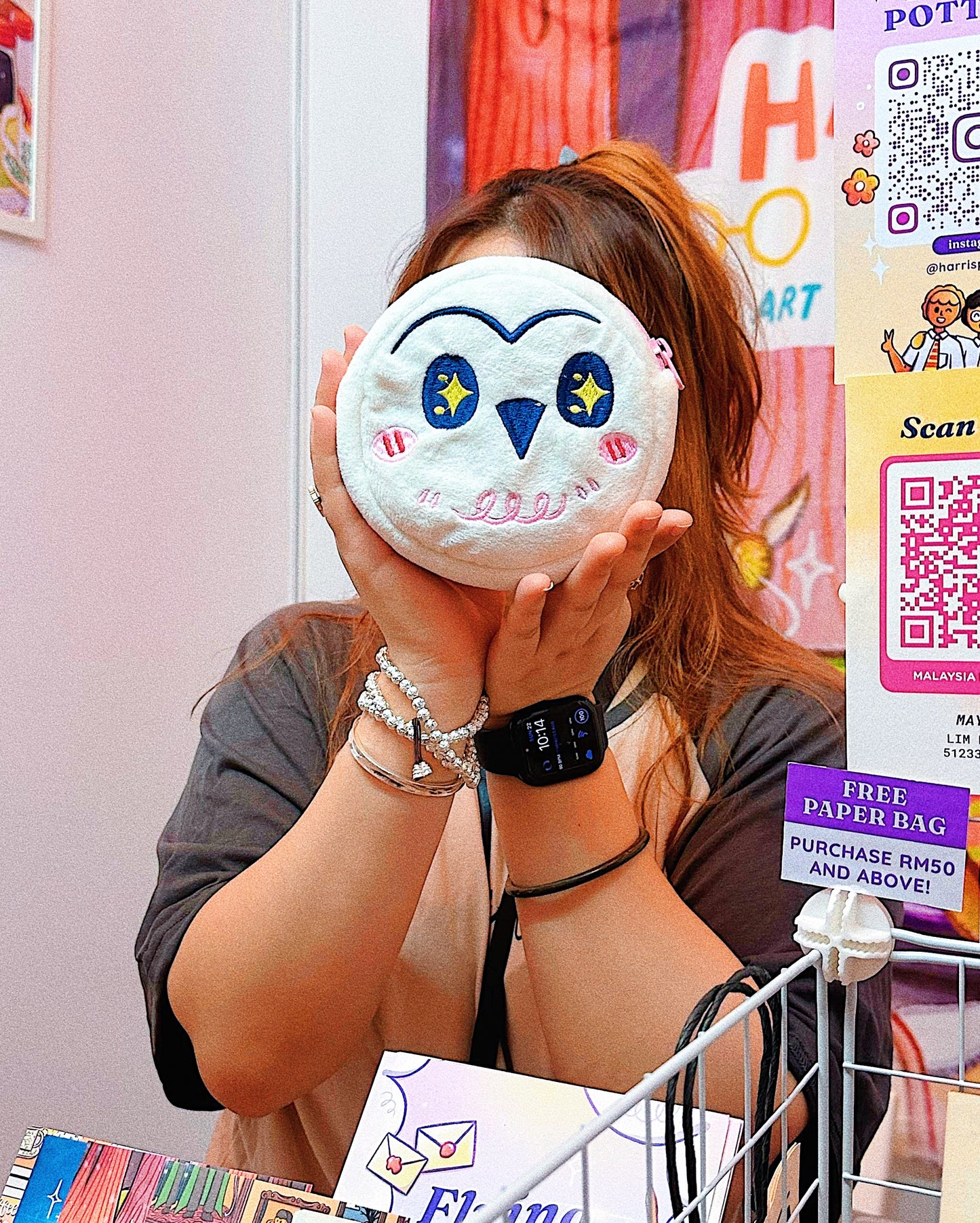Hedwig the Owl - Furry Pouch