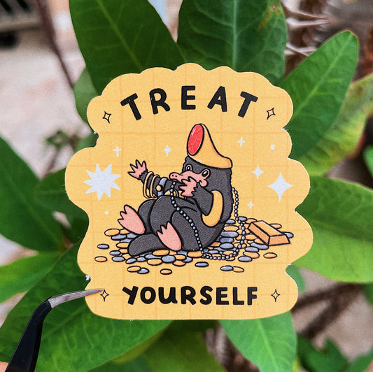 Niffler's Treat Yourself Die-cut Sticker