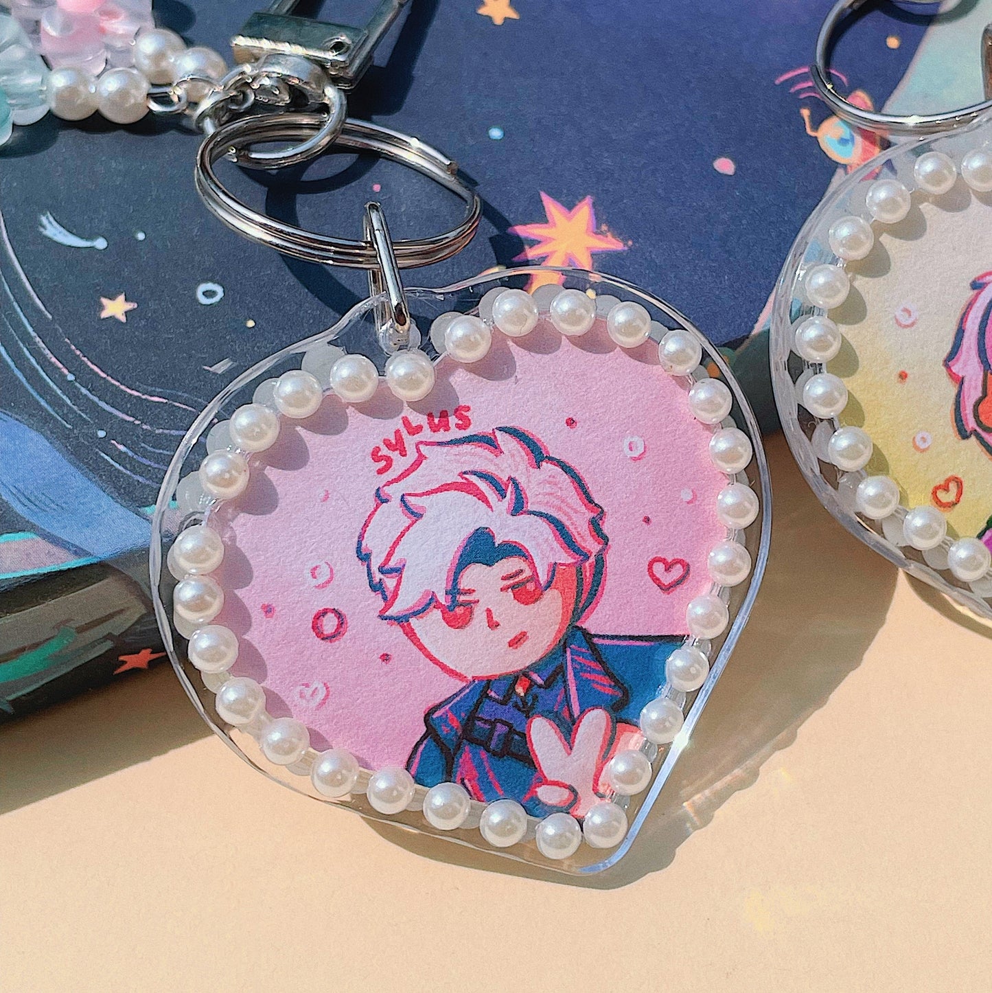 Sylus x Draco Acrylic Frame Keychain