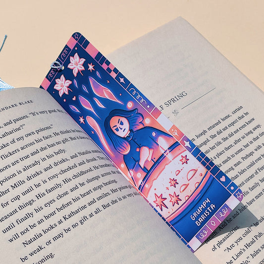 Snape the Grumpy Barista Matte Bookmark