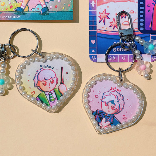 Sylus x Draco Acrylic Frame Keychain