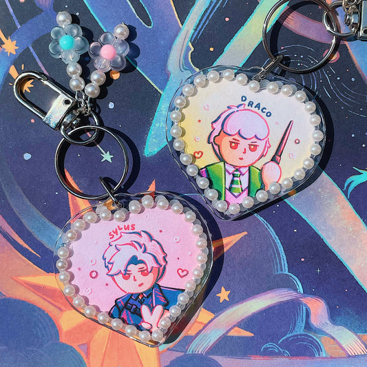 Sylus x Draco Acrylic Frame Keychain
