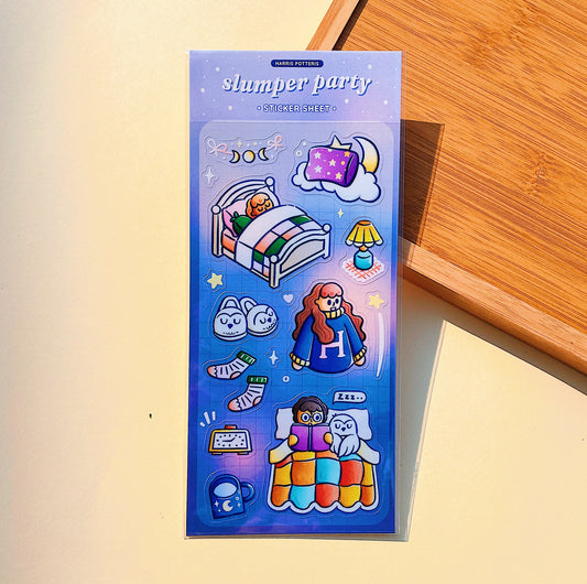 Slumber Party Clear Sticker Sheet