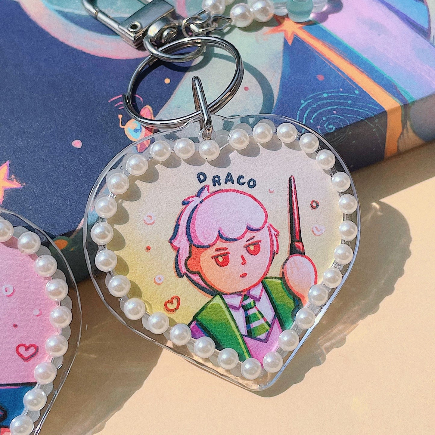 Sylus x Draco Acrylic Frame Keychain