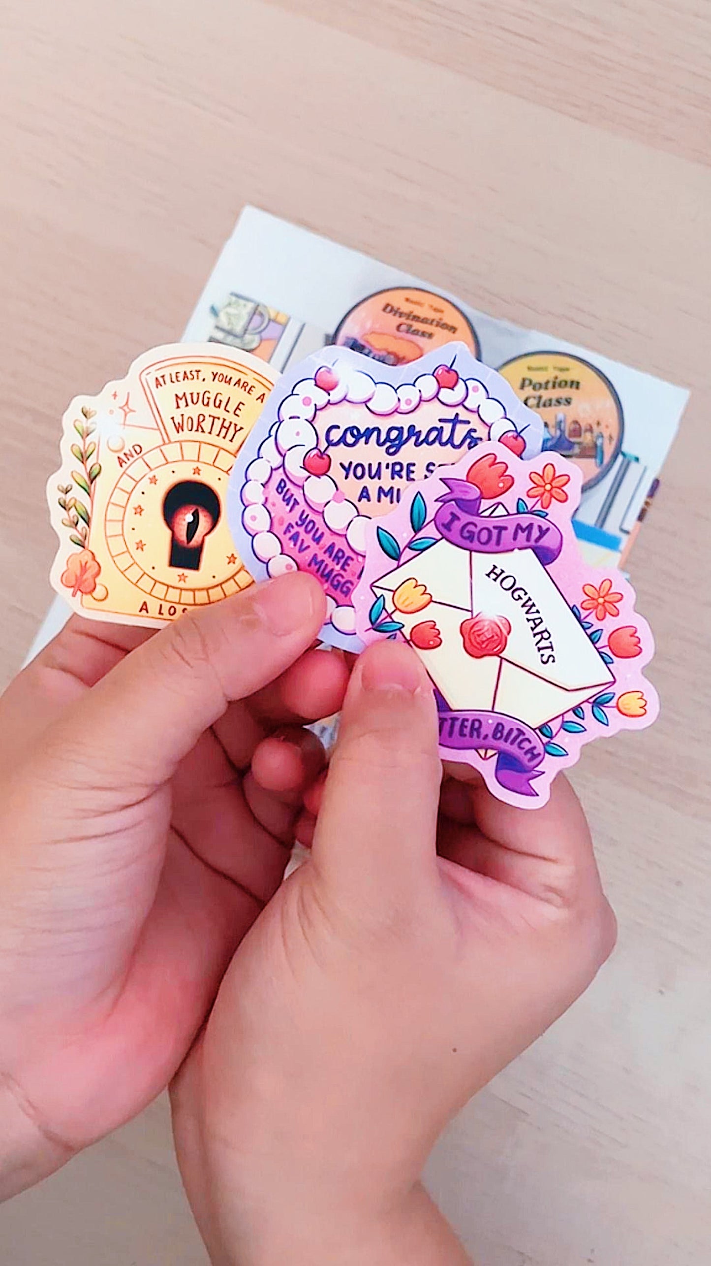 Muggle Worthy Lock Die-cut Sticker