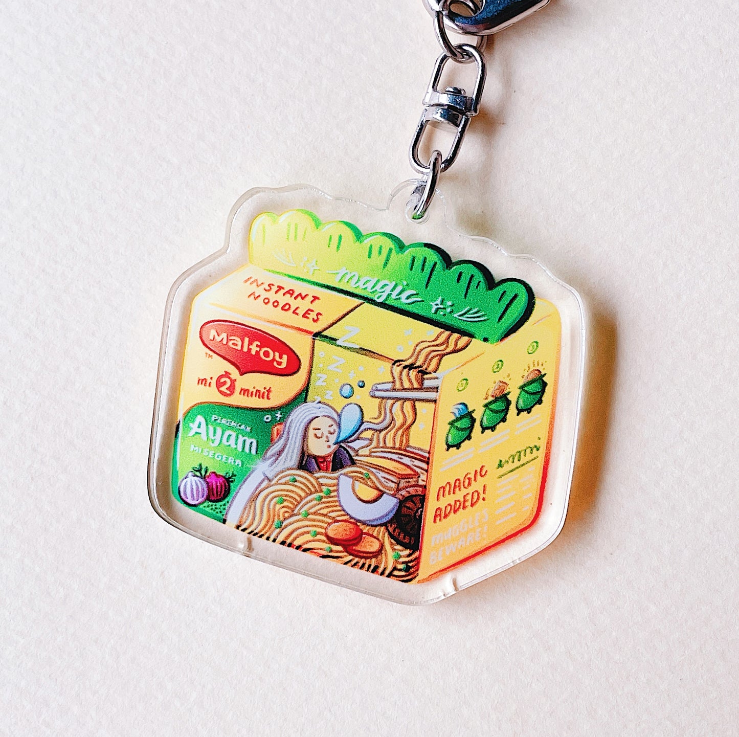 Magic Ramen Acrylic Keychain