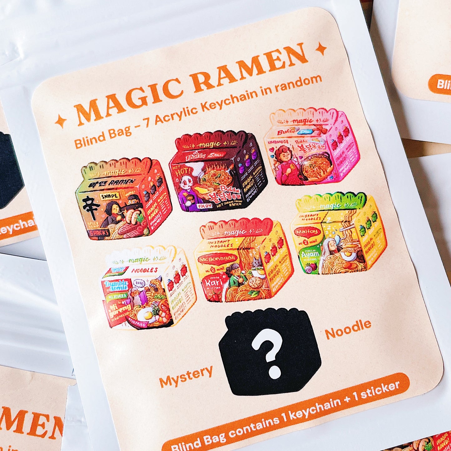 Magic Ramen keychain BLIND BAG