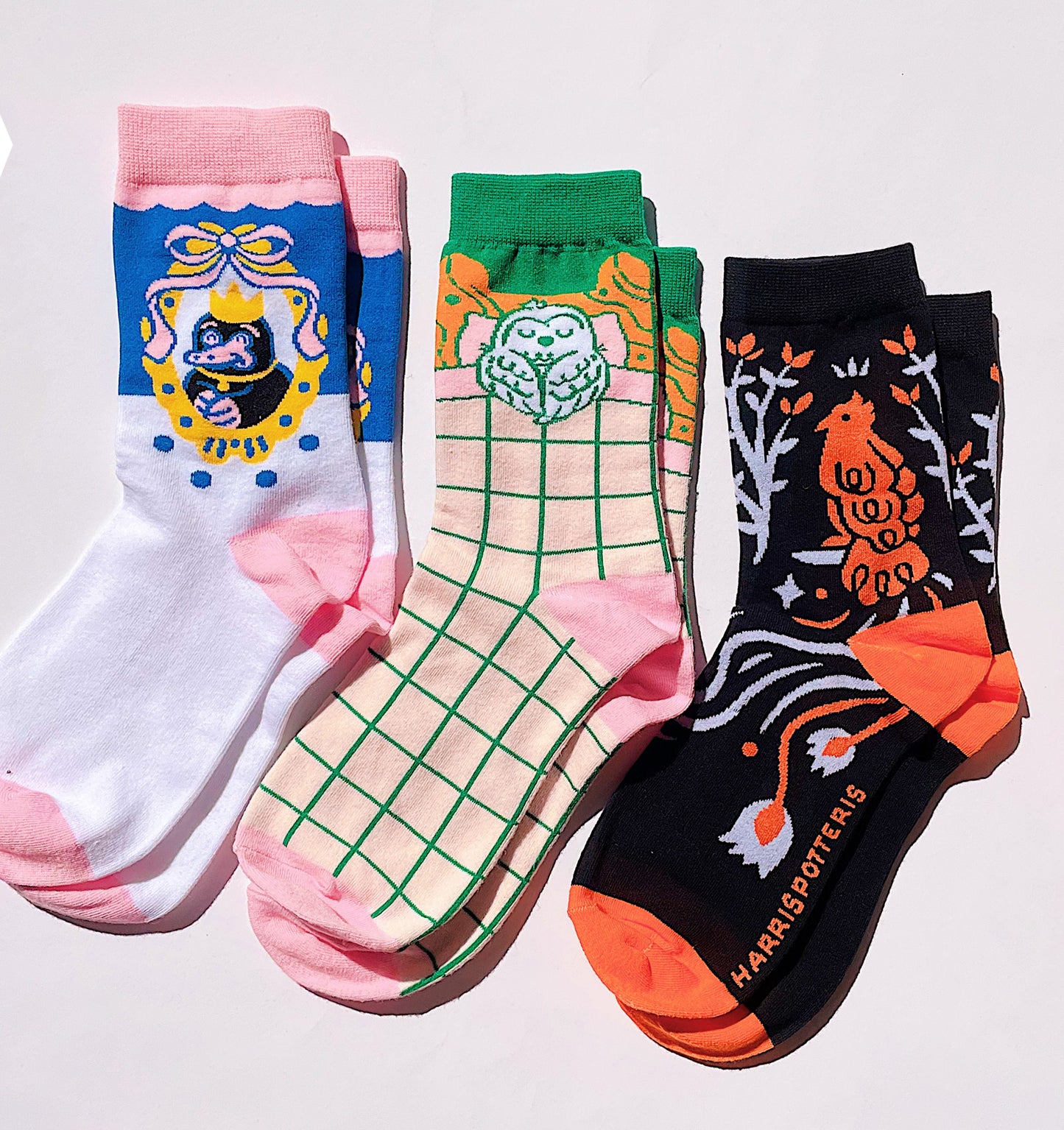 Fawkes the Phoenix Cotton Socks