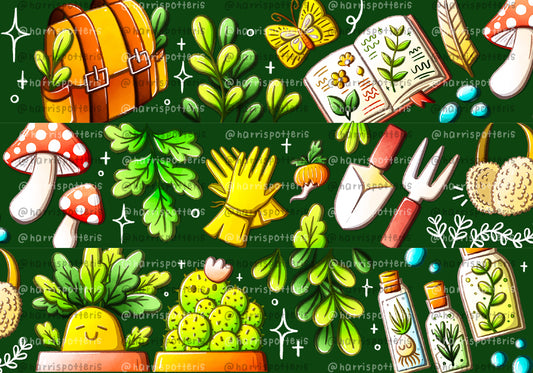 Herbology Class Washi Tape