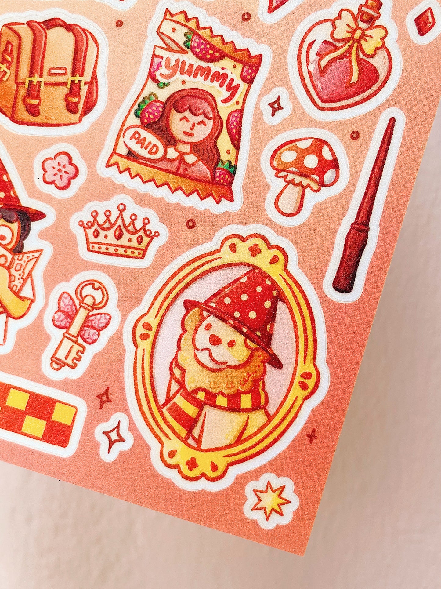 Hogwarts House Aesthetic Sticker Sheets 2.0