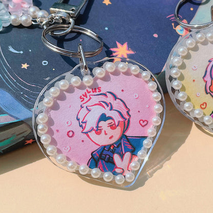 Sylus x Draco Acrylic Frame Keychain