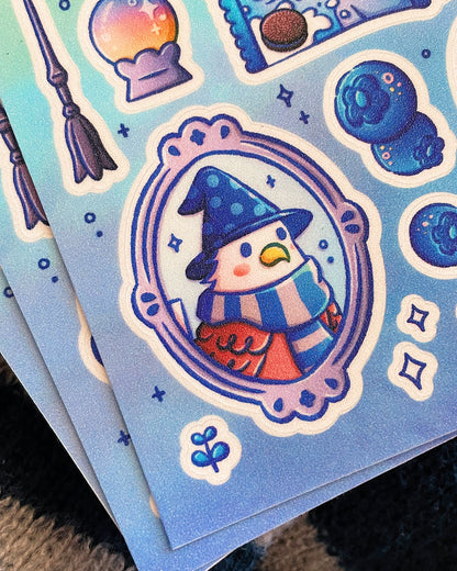 Hogwarts House Aesthetic Sticker Sheets 2.0