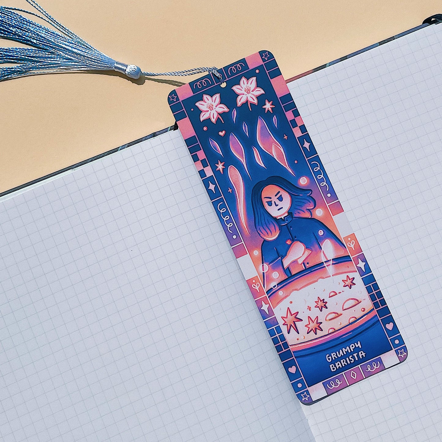 Snape the Grumpy Barista Matte Bookmark