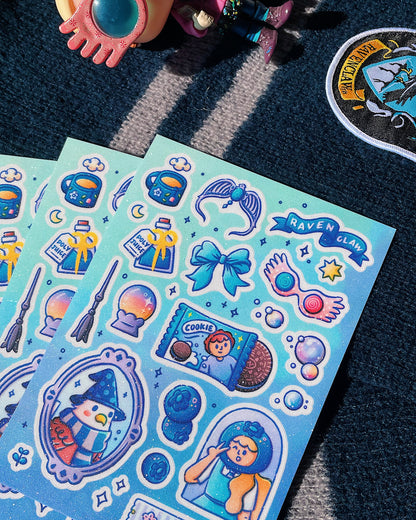 Hogwarts House Aesthetic Sticker Sheets 2.0