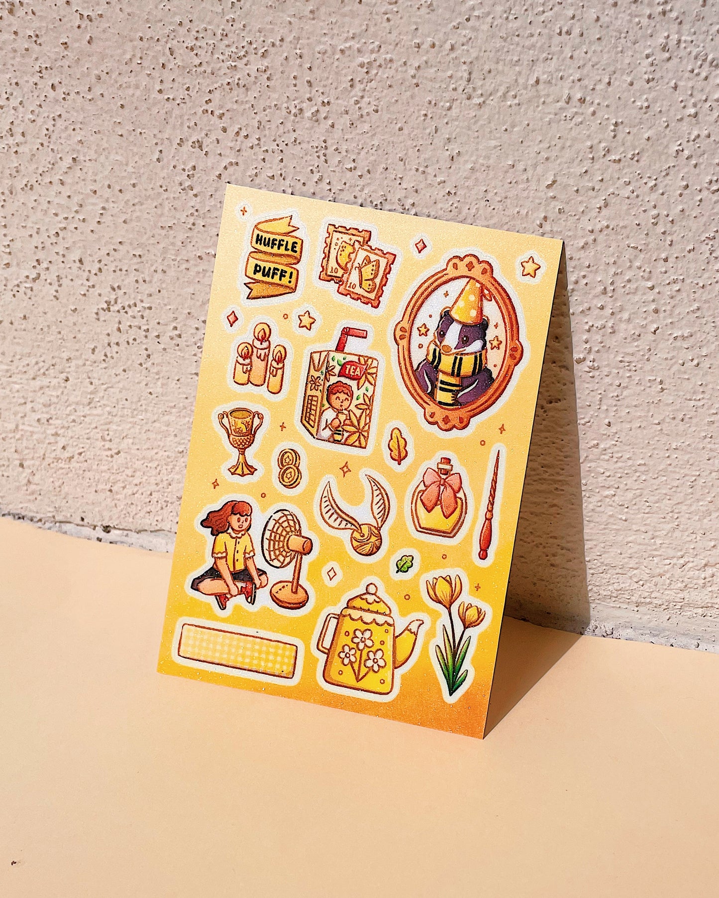 Hogwarts House Aesthetic Sticker Sheets 2.0