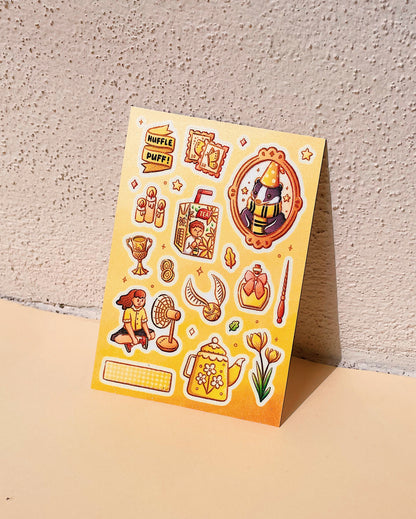 Hogwarts House Aesthetic Sticker Sheets 2.0