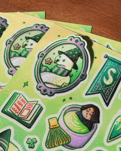 Hogwarts House Aesthetic Sticker Sheets 2.0