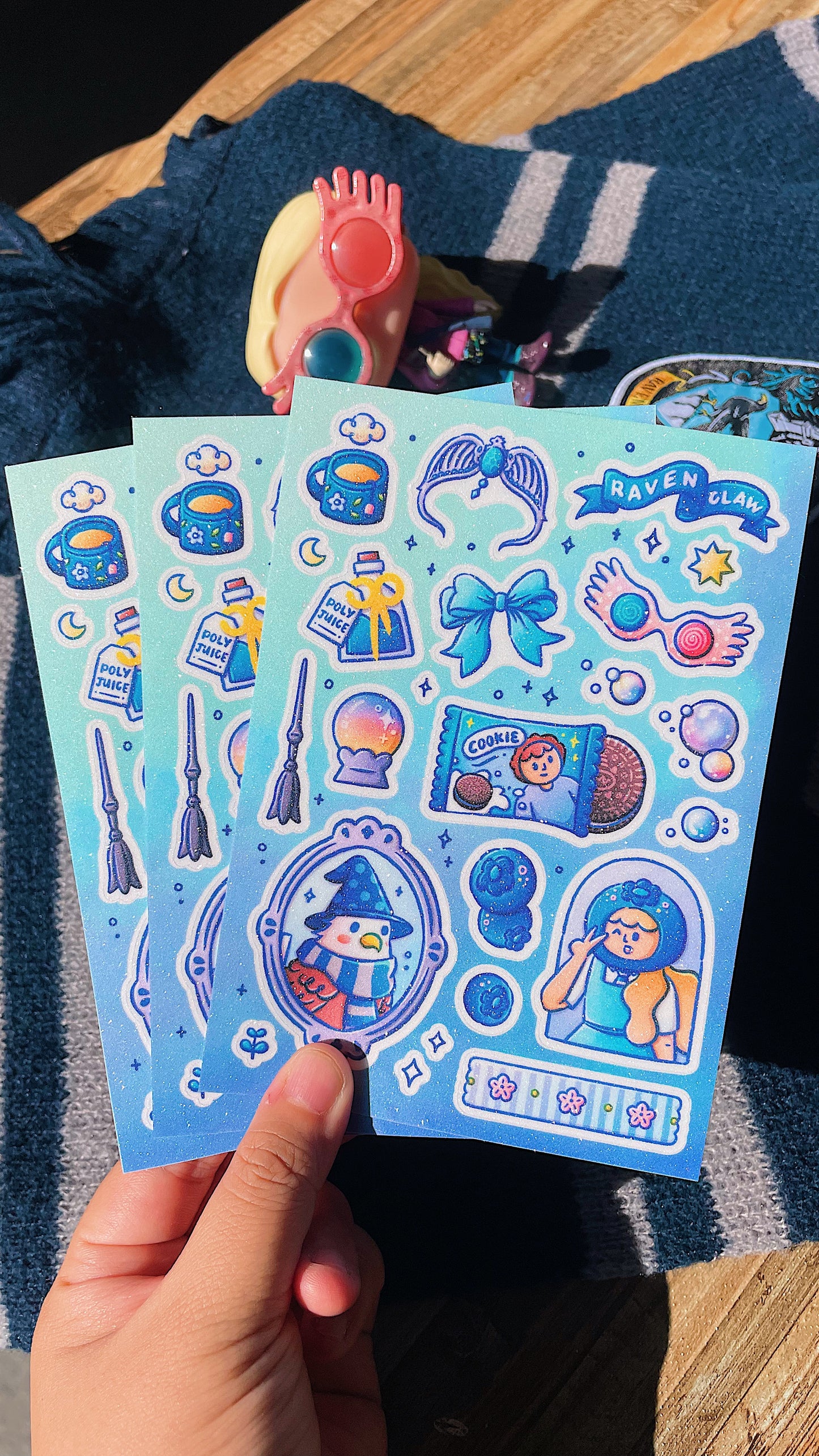 Hogwarts House Aesthetic Sticker Sheets 2.0