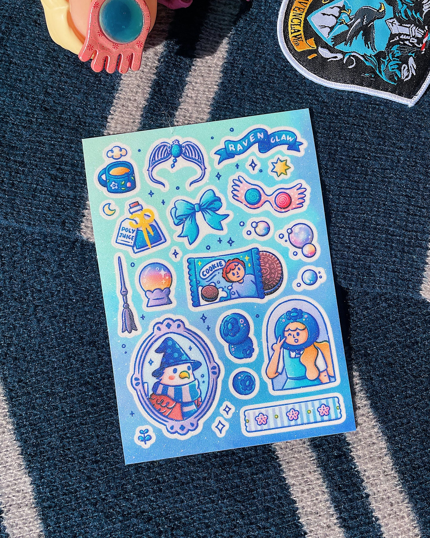 Hogwarts House Aesthetic Sticker Sheets 2.0