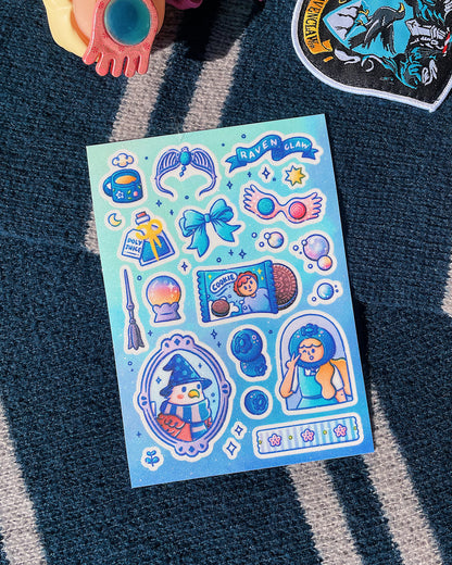 Hogwarts House Aesthetic Sticker Sheets 2.0