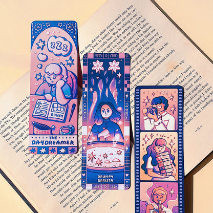 Golden Trio Photo Film Matte Bookmark
