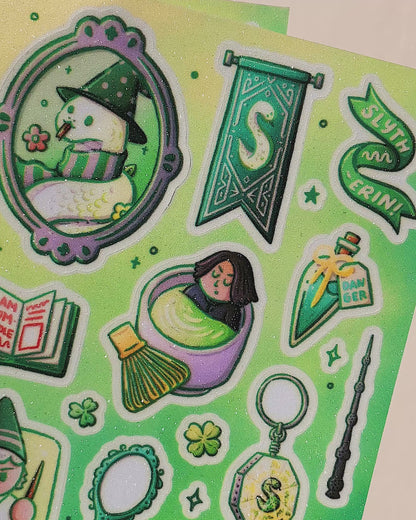 Hogwarts House Aesthetic Sticker Sheets 2.0